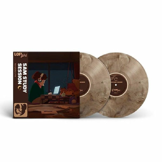 5AM Study Session - Brown Smoke Vinyl 2xLP vinyl record cover