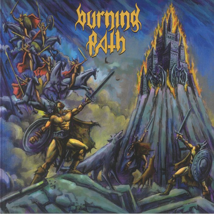 Burning Path - Limited Edition Gold Vinyl LP vinyl record cover
