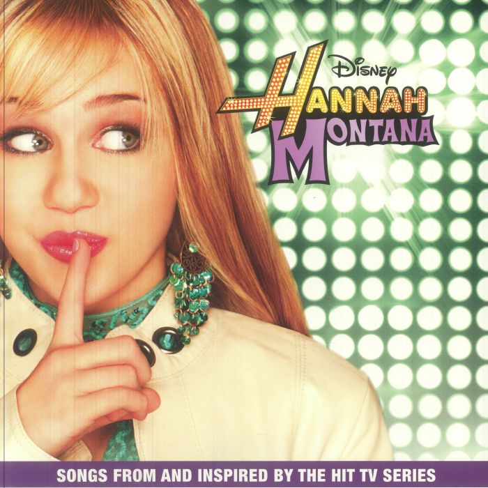 Hannah Montana - Green Splattered Vinyl LP vinyl record cover