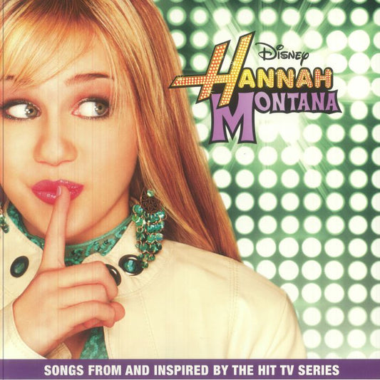 Hannah Montana - Green Splattered Vinyl LP vinyl record cover
