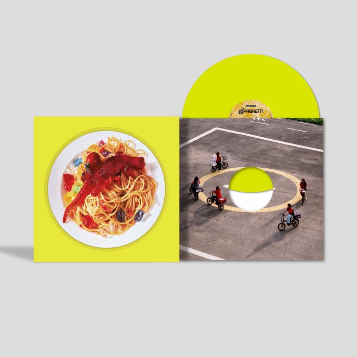 Spaghetti - Neon Yellow Vinyl LP vinyl record cover