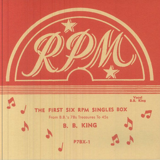 The First Six RPM Singles Box: From BB's 78s Treasures To 45s - 6x7" Box Set vinyl record cover