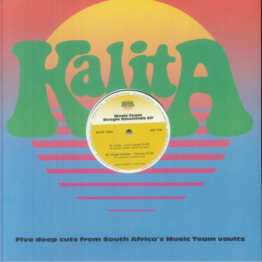 Music Team Boogie Essentials - Vinyl EP vinyl record cover