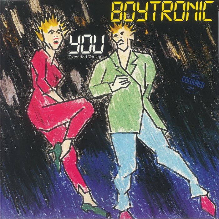 You - Limited Edition Blue Splatter Vinyl Single vinyl record cover