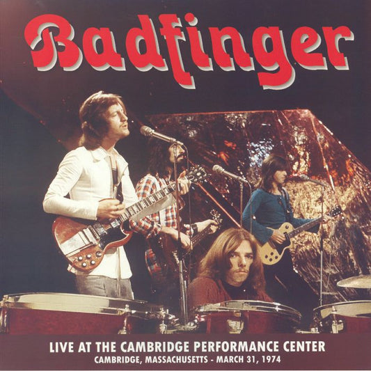 Live At The Cambridge Performance Theater March 31 1974 - Limited Edition Red & Orange Marbled 2xLP vinyl record cover