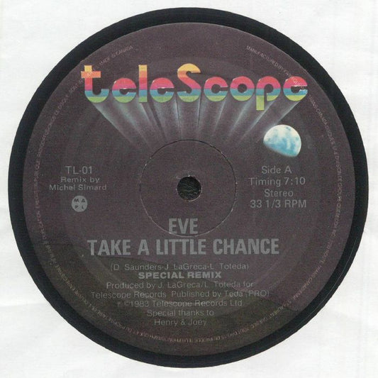 Take A Little Chance - 12 Inch Vinyl Single vinyl record cover