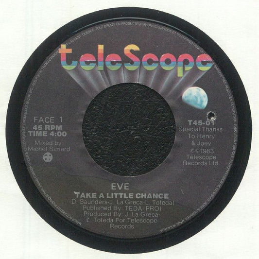 Take A Little Chance - 7 Inch Vinyl Single vinyl record cover