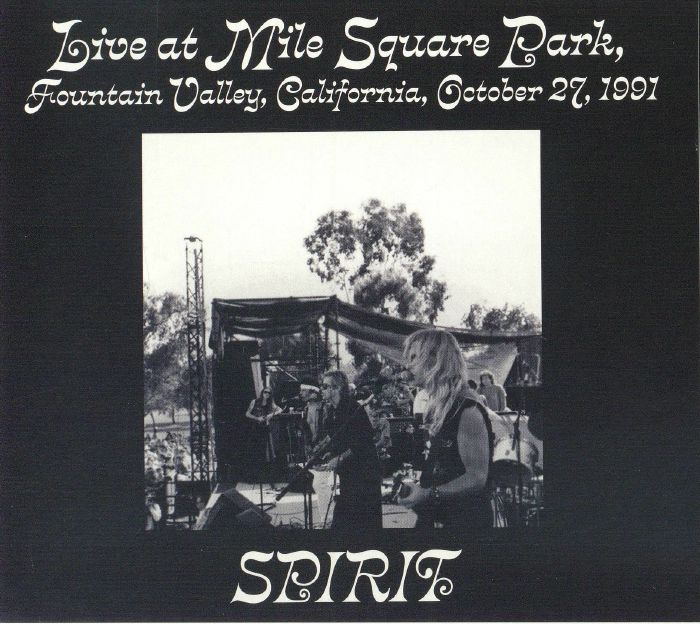 Live At Mile Square Park Fountain Valley California October 27 1991 - CD CD cover