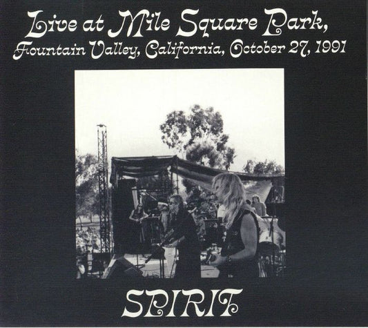 Live At Mile Square Park Fountain Valley California October 27 1991 - CD CD cover
