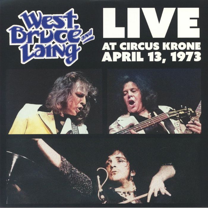Live At Circus Krone Frankfurt April 13 1973 - Yellow & Olive Green Splattered 2xLP vinyl record cover