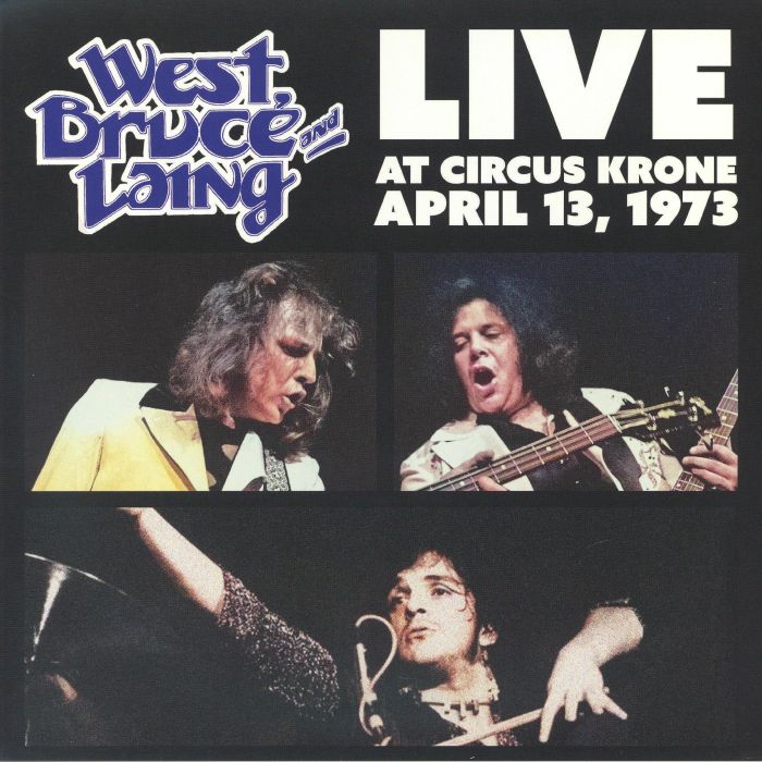 Live At Circus Krone Frankfurt April 13 1973 - Blue 2xLP vinyl record cover