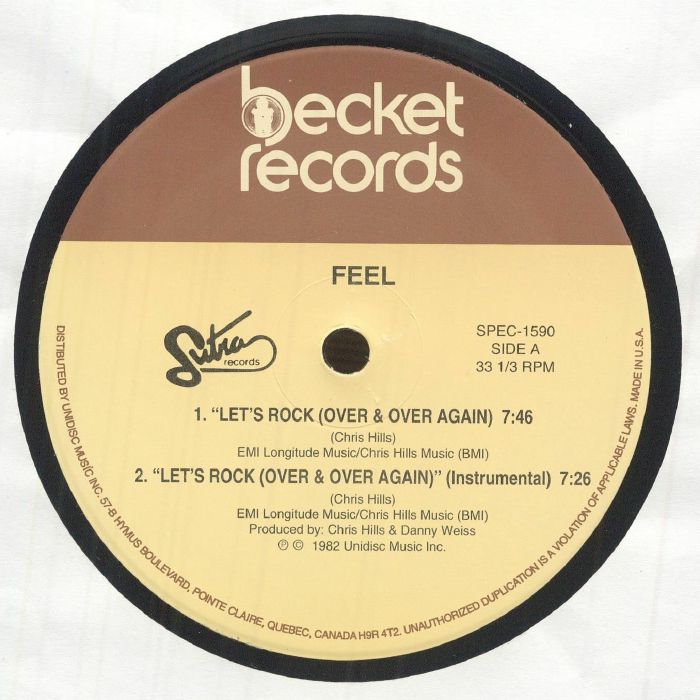 Let's Rock (Over & Over Again) - Vinyl Single vinyl record cover