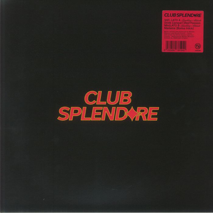 Club Splendore - Vinyl LP vinyl record cover