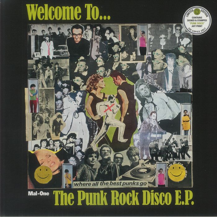Welcome To The Punk Rock Disco - Limited Edition Vinyl EP vinyl record cover