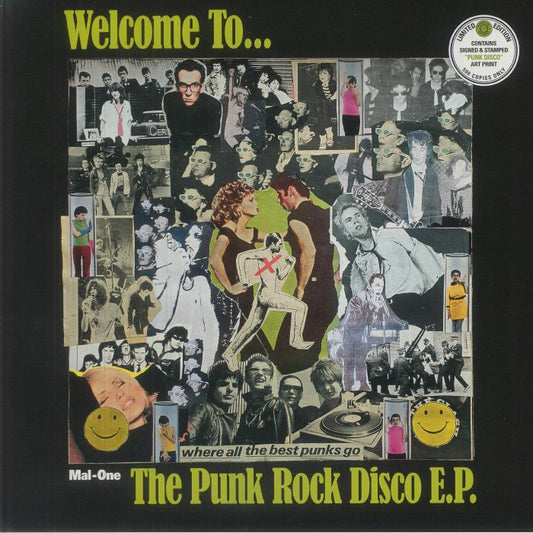 Welcome To The Punk Rock Disco - Limited Edition Vinyl EP vinyl record cover