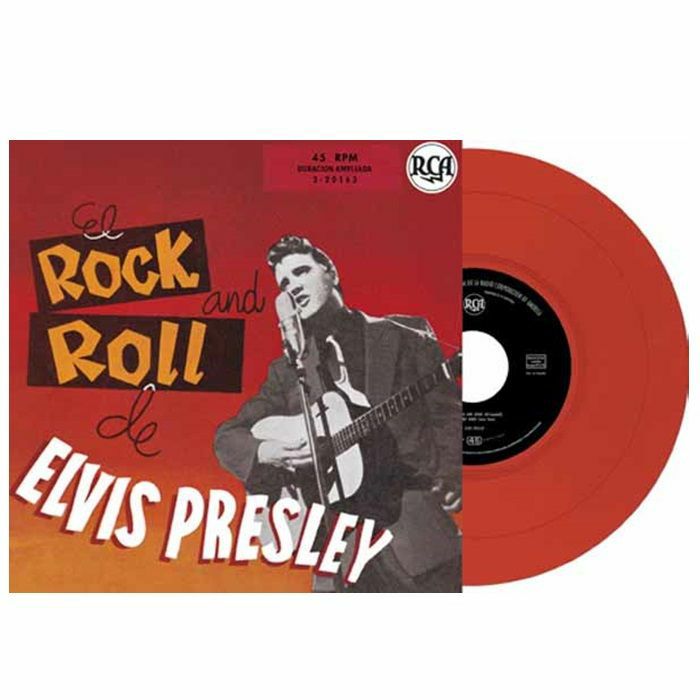 El Rock & Roll De Elvis Presley - Limited Edition Red Vinyl Single vinyl record cover