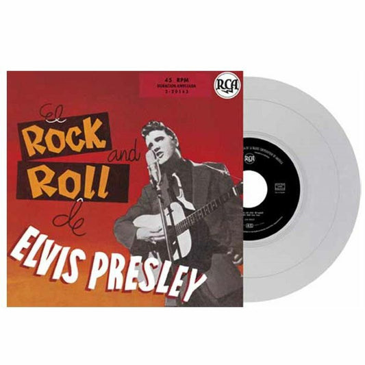 El Rock & Roll De Elvis Presley - Limited Edition Silver Vinyl Single vinyl record cover