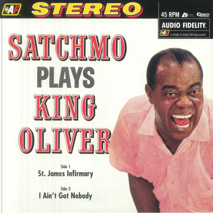 Satchmo Plays King Oliver (remastered) - Vinyl LP vinyl record cover