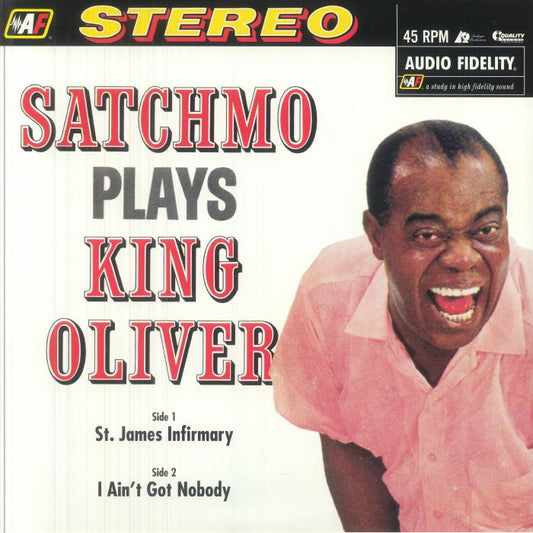 Satchmo Plays King Oliver (remastered) - Vinyl LP vinyl record cover
