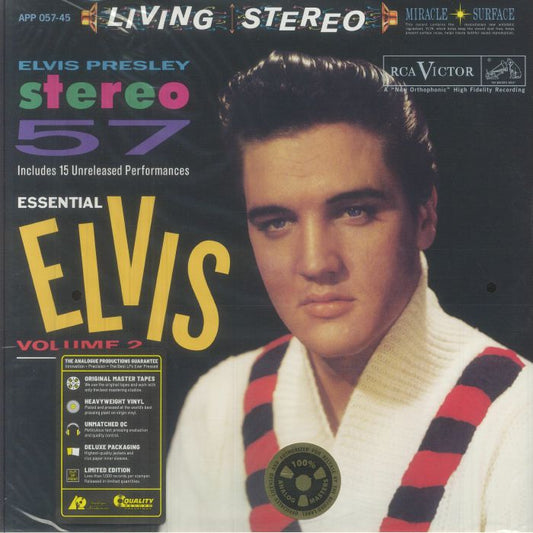Stereo 57: Essential Elvis Volume 2 - 2xLP vinyl record cover