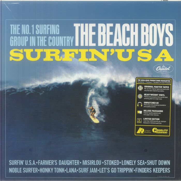 Surfin' USA - Mono Vinyl LP vinyl record cover