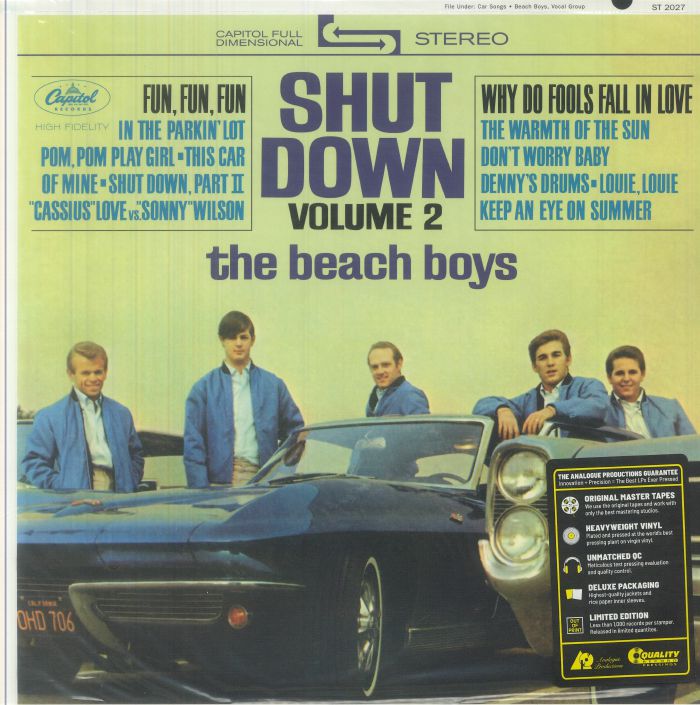 Shut Down Volume 2 - Limited Edition Vinyl LP vinyl record cover