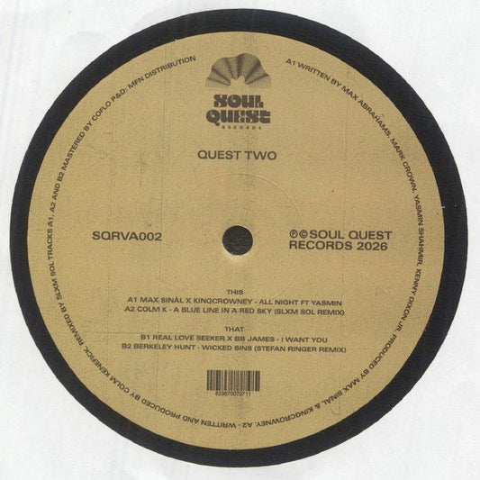 Quest Two - Vinyl EP vinyl record cover