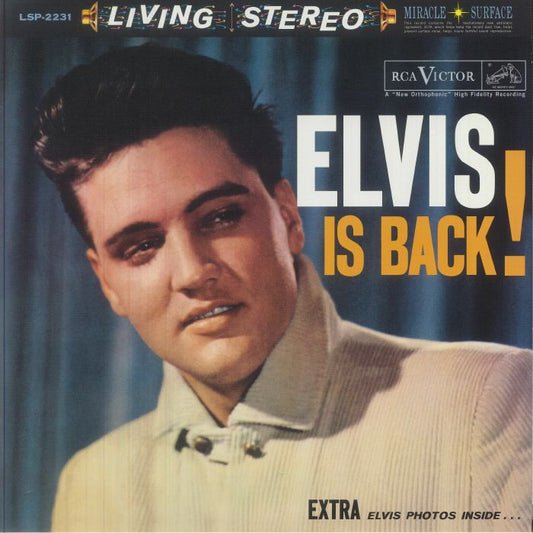 Elvis Is Back! - 2xLP vinyl record cover