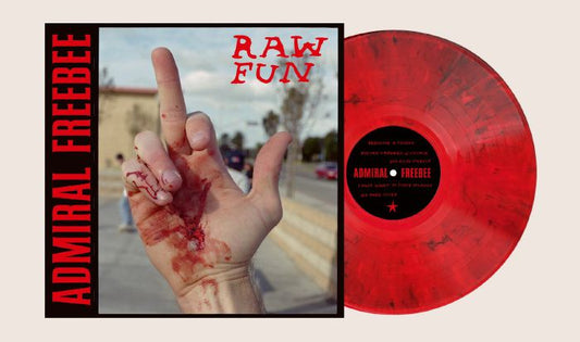 Raw Fun - Limited Edition Red Marbled Vinyl LP vinyl record cover
