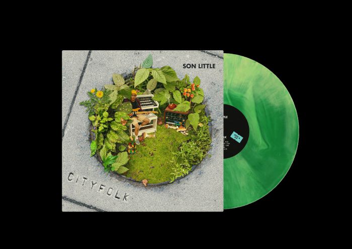 Cityfolk - Limited Edition Green & Yellow Galaxy Vinyl LP vinyl record cover