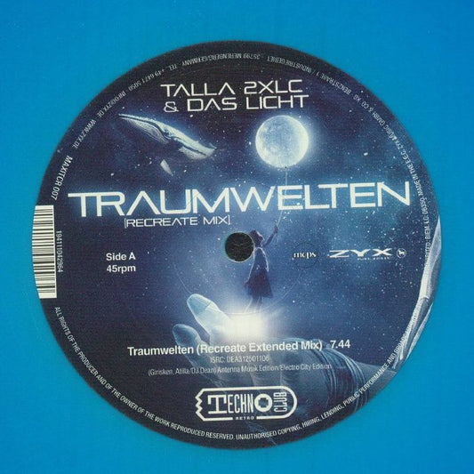 Traumwelten - Blue Vinyl Single vinyl record cover