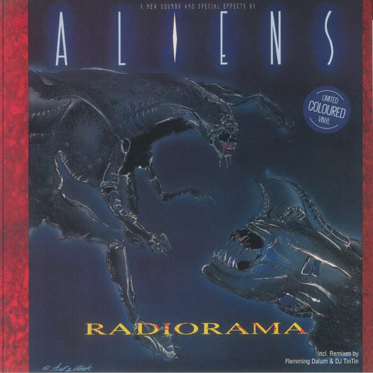 Aliens - Limited Edition Blue Marbled Vinyl Single vinyl record cover