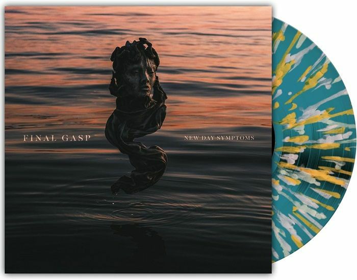 New Day Symptoms - Sea Blue Splatter Vinyl LP vinyl record cover