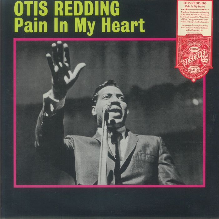 Pain In My Heart - Rhino Reserve Vinyl LP vinyl record cover