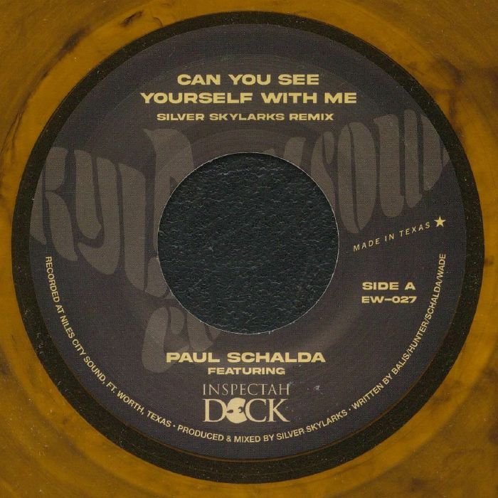 Can You See Yourself With Me - Orange Marbled Vinyl Single vinyl record cover