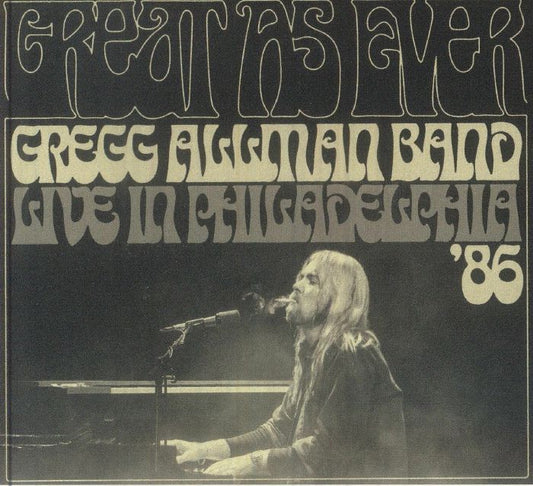 Great As Ever: Live In Philadelphia (1-11-86) - CD CD cover
