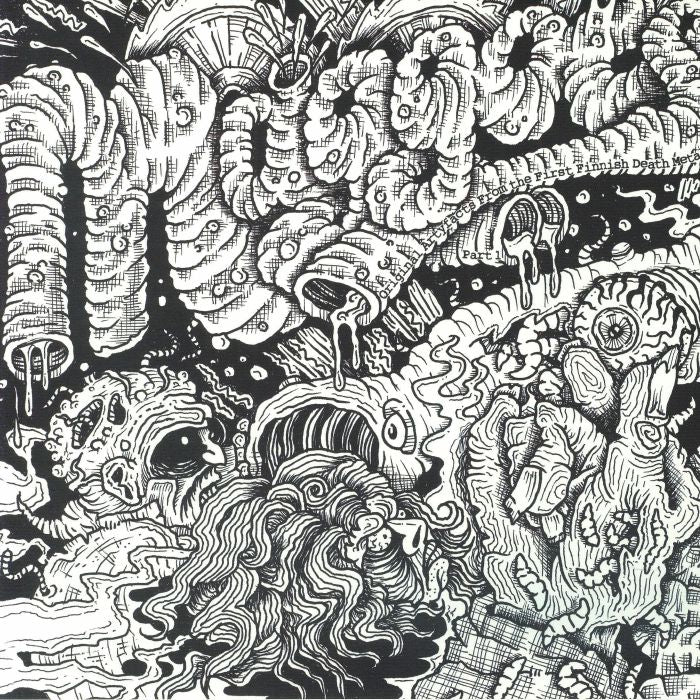 Maggots: Original Artyfacts From The First Finnish Death Metal Era Part I - 3x7" Box Set vinyl record cover