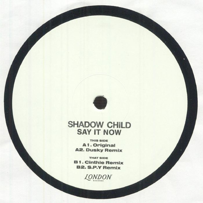 Say It Now (remixes) - Vinyl EP vinyl record cover