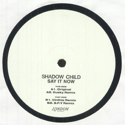 Say It Now (remixes) - Vinyl EP vinyl record cover