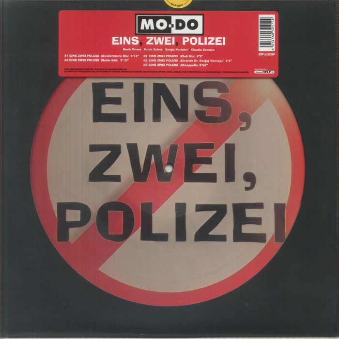 Eins Zwei Polizei - Vinyl Single vinyl record cover