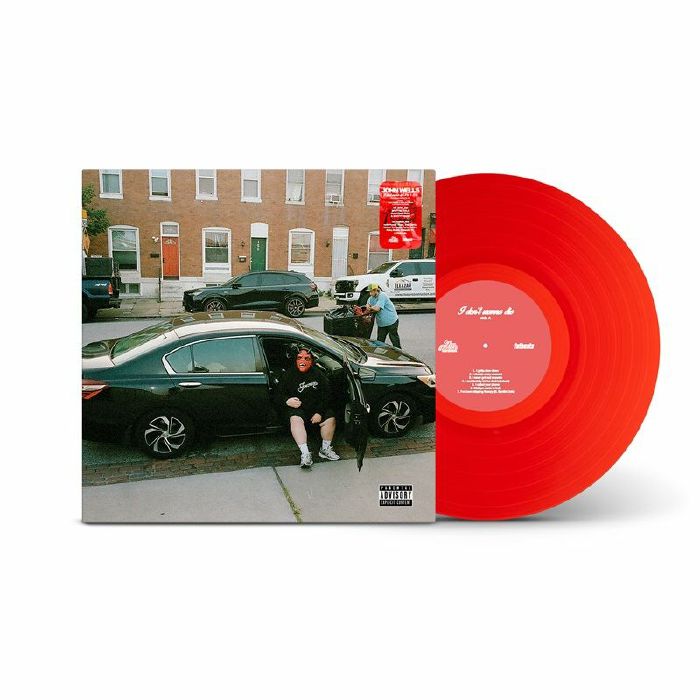 I Don't Wanna Die Part 1 & 2 - Limited Edition Clear Red Vinyl LP vinyl record cover