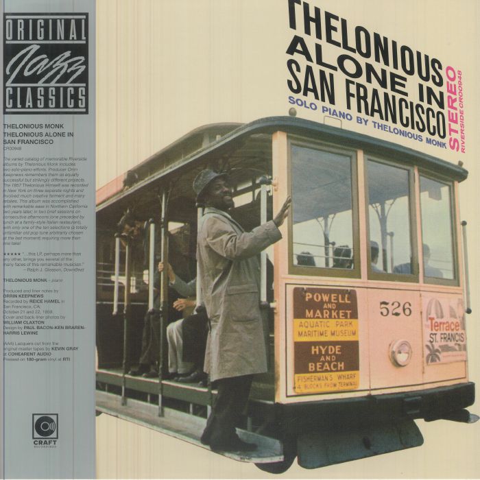 Thelonious Alone In San Francisco - 180 Gram Vinyl LP vinyl record cover