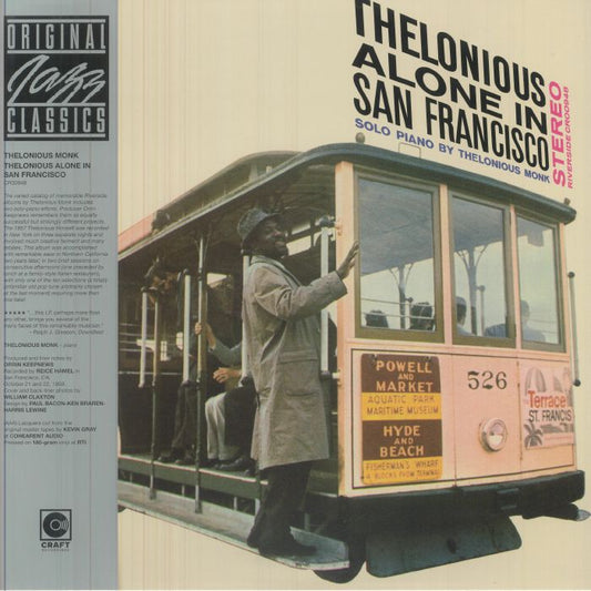 Thelonious Alone In San Francisco - 180 Gram Vinyl LP vinyl record cover