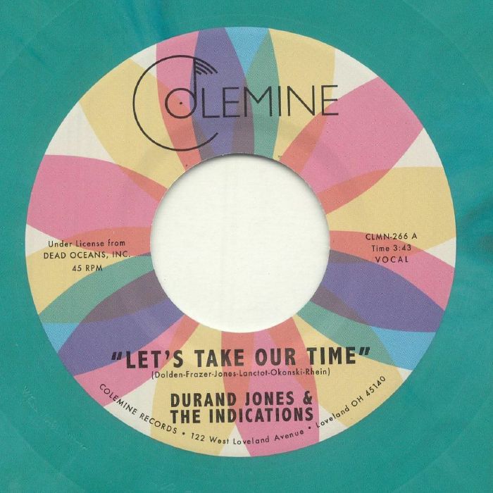 Let's Take Our Time - Coloured Vinyl Single vinyl record cover