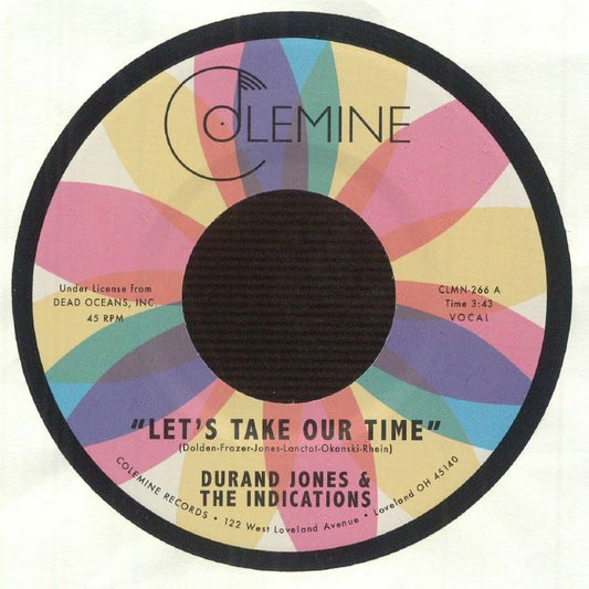 Let's Take Our Time - Vinyl Single vinyl record cover