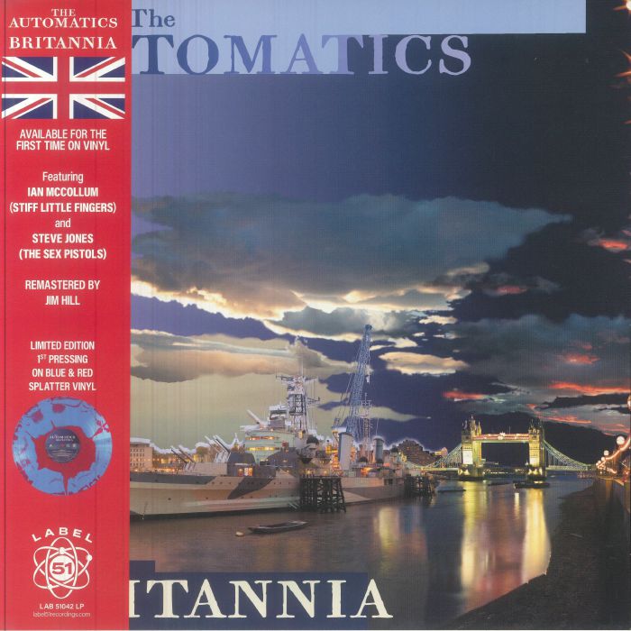Britannia - Blue & Red Splattered Vinyl LP vinyl record cover
