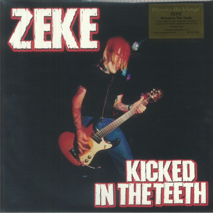 Kicked In The Teeth - Limited Edition Red & Black Vinyl LP vinyl record cover