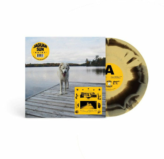 Daisy - Black & Yellow Swirl Vinyl LP vinyl record cover