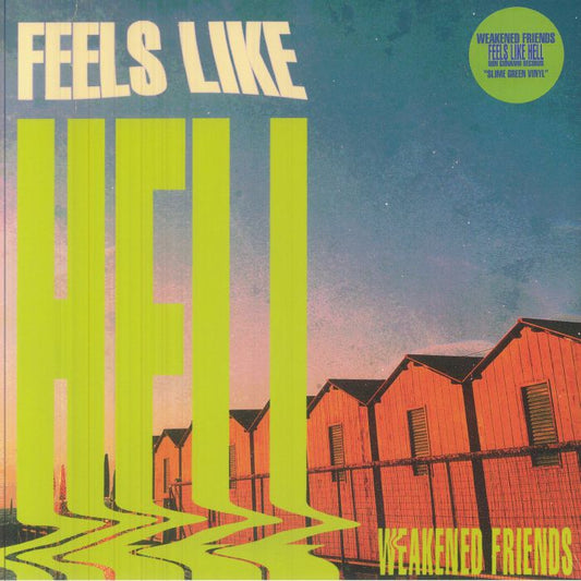Feels Like Hell - Green Slime Vinyl LP vinyl record cover