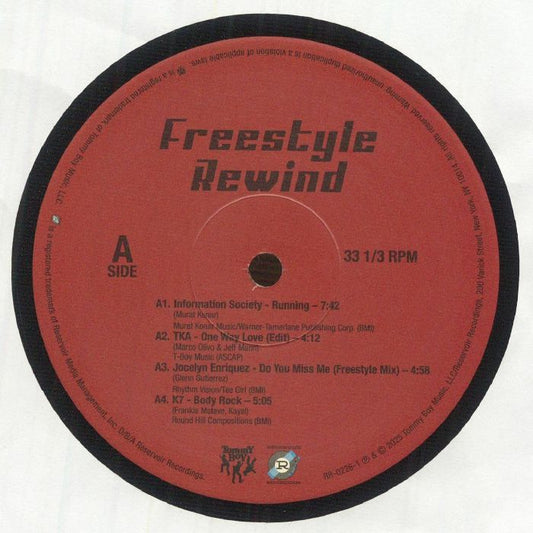 Freestyle Rewind - Limited Edition Vinyl LP vinyl record cover